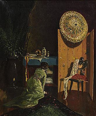 Geisha im Zimmer