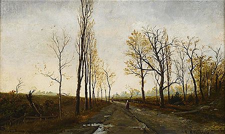 Nach dem Regen by Karl Buchholz - Auction record, sale price, and art valuation. Compare with similar artists and explore comparable artworks.
