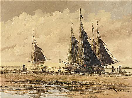 Fischerboote an der Nordsee