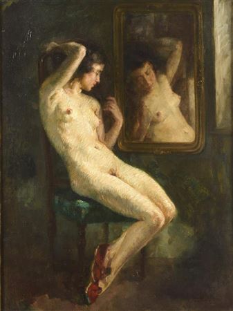 Nude before the Mirror