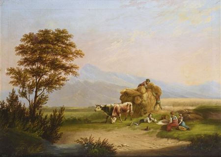 Corn Harvest by Carl Georg Theodor Katterfeldt - Auction record, sale price, and art valuation. Compare with similar artists and explore comparable artworks.