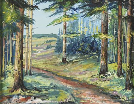 Thuringian Forest by Paul Michaelis - Auction record, sale price, and art valuation. Compare with similar artists and explore comparable artworks.