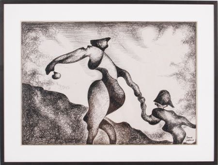Surrealist Mother & Child