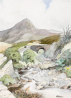 BRIDGE AT LETTERGESH, CONNEMARA