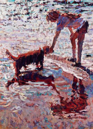 FIGURE AGAINST EVENING LIGHT, JESS - ARTIST'S DAUGHTER