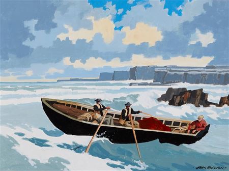 CLIFF SURF, INISHMAAN, ARAN,