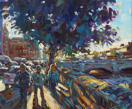 BY THE RIVER LIFFEY, DUBLIN