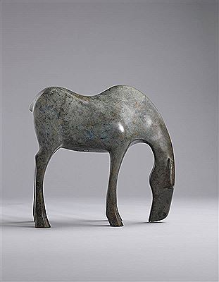 GRAZING HORSE