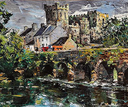 BRIDGE AND CASTLE, MACROOM, COUNTY CORK, 1962