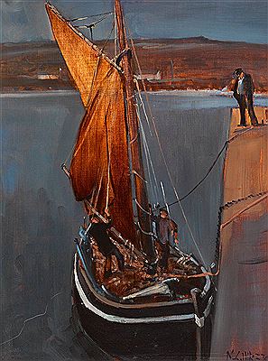 TURF BOAT, KILRONAN, INISHMORE, COUNTY GALWAY, 1978