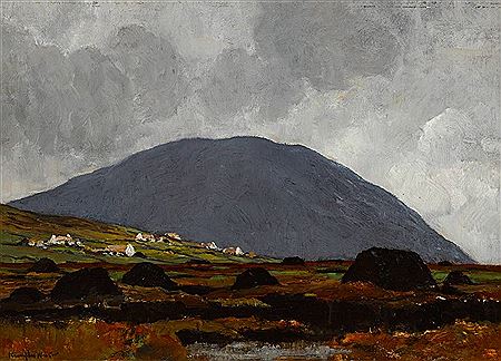 AN ACHILL BOG [LOOKING TOWARDS KEEL VILLAGE ACHILL], 1928