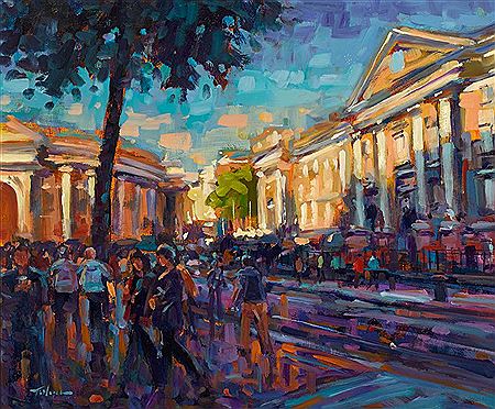 SUMMER EVENING, TRINITY COLLEGE, DUBLIN