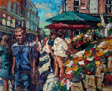 FLOWER SELLERS, GRAFTON STREET, DUBLIN