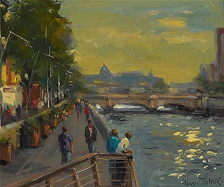 LIFFEY BOARDWALK, DUBLIN