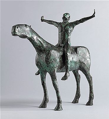 MAN ON HORSE