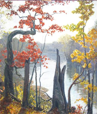 Autumn River Scape