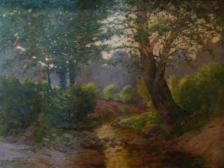 Landscape with creek