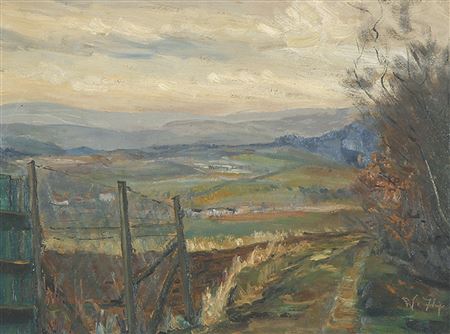 „Weite Landschaft in der Pfalz“
