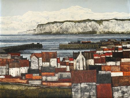 Sample artwork by John Ridgewell (1937 - 2004), known for landscape and still life painting - View similar artists and auction records