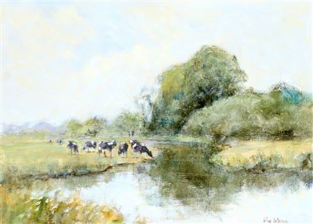 Grazing by the River Otter