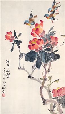FLOWER AND BIRD