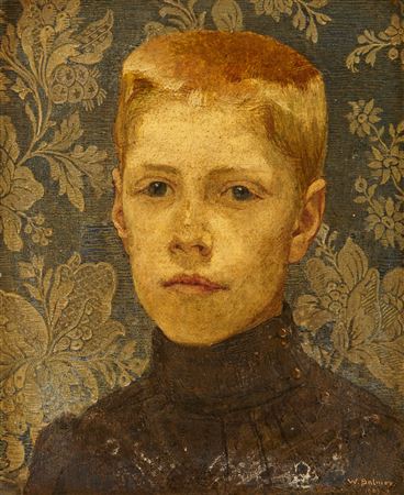 Rico, vor geblümter Tapete by Paul Friedrich Wilhelm Balmer - Auction record, sale price, and art valuation. Compare with similar artists and explore comparable artworks.