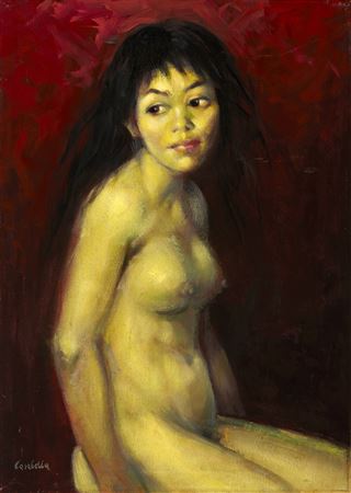 "Nudo Seduto"
