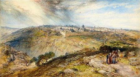"Jerusalem" by William Simpson - Auction record, sale price, and art valuation. Compare with similar artists and explore comparable artworks.