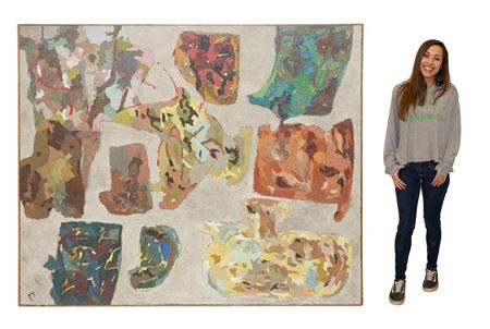 "Sin Titulo" (Abstract Composition) by Francisco Icaza - Auction record, sale price, and art valuation. Compare with similar artists and explore comparable artworks.