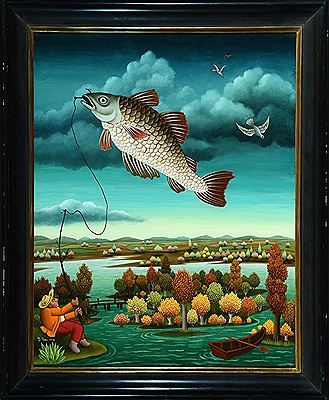 Der Fisch in der Luft