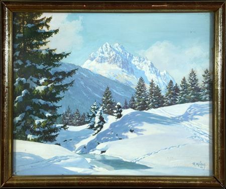 " Wettersteingebirge bei Mittenwald "