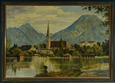 " Blick auf Rottach-Egern " by Erich Sporl - Auction record, sale price, and art valuation. Compare with similar artists and explore comparable artworks.