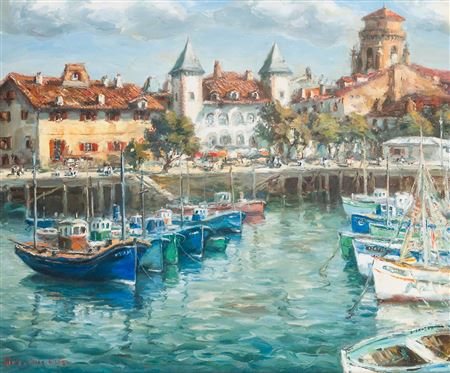Sample artwork by Robert William Jivanovitch (1907 - 1974), known for painting - View similar artists and auction records