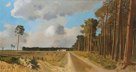 Route de Magescq by Roland Oudot - Auction record, sale price, and art valuation. Compare with similar artists and explore comparable artworks.