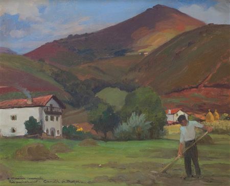 Les foins, pays basque
