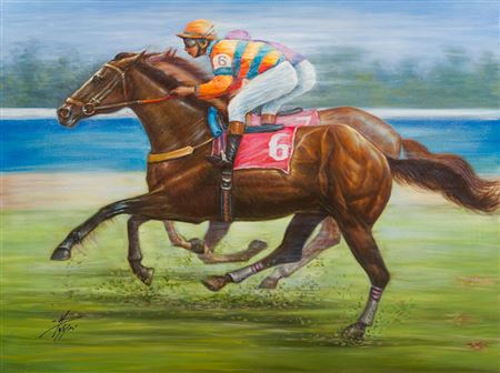 Struggle for victory by Antonio Palmieri - Auction record, sale price, and art valuation. Compare with similar artists and explore comparable artworks.