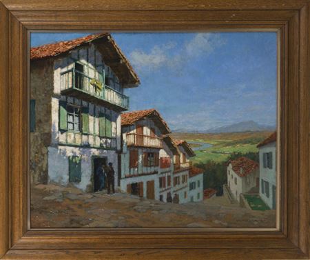 Ciboure, the street of the Staircase