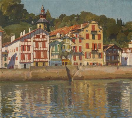 "View of the quay of Ciboure"