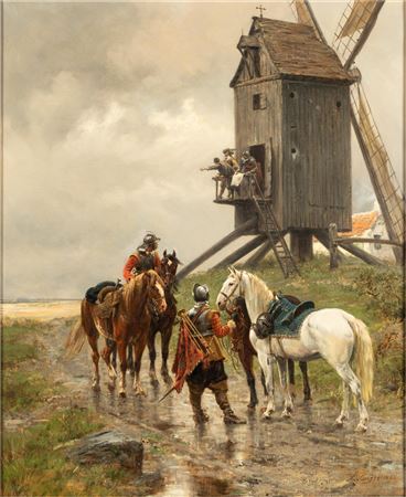 The Reconnaissance; 1882 by Ernest Crofts - Auction record, sale price, and art valuation. Compare with similar artists and explore comparable artworks.