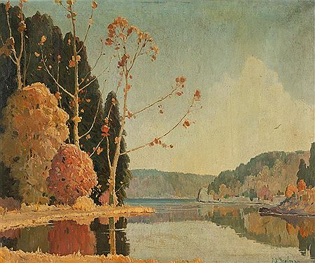 AUTUMN LANDSCAPE by John Adams (Jack) Spelman - Auction record, sale price, and art valuation. Compare with similar artists and explore comparable artworks.