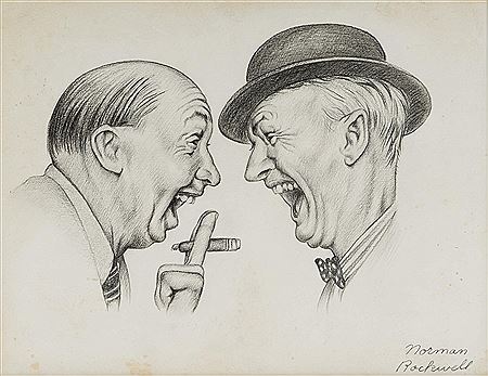 TWO MEN CONVERSING