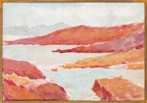 Coast / Crete rocky bay by Kamil Linhart - Auction record, sale price, and art valuation. Compare with similar artists and explore comparable artworks.