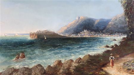 View of Monaco and the Tête de Chien from the Chemin des Douaniers