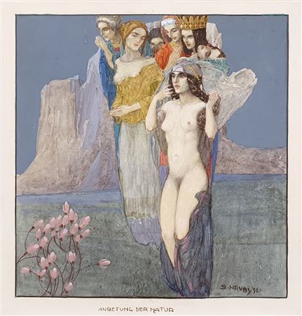 "Die Anbetung der Natur", 1932