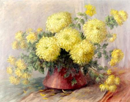Yellow chrysanthemums (1942)
