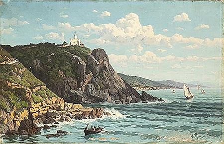 View of Castel Sonnino, Livorno