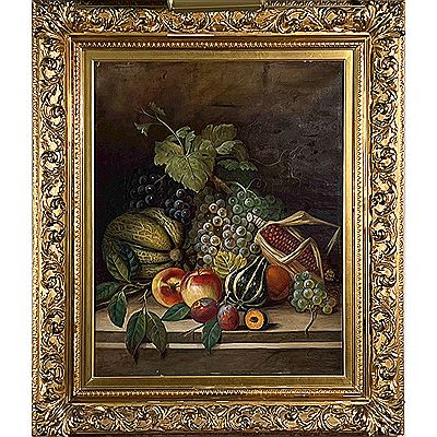 Still Life With Melons & Other Fruit