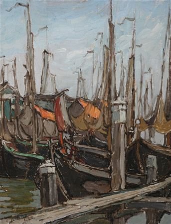 Boats by Georgina Moutray Kyle - Auction record, sale price, and art valuation. Compare with similar artists and explore comparable artworks.