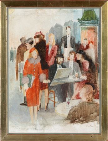 'Self in the Café Le Dormié'