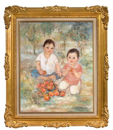 Children in the garden